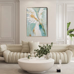 Floral 1212 Canvas Art 60 x 40 cm / Black