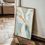 Floral 1212 Canvas Art 60 x 40 cm / Black