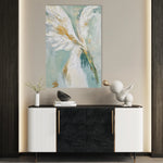 Floral 1212 Canvas Art 60 x 40 cm / Black