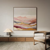 Abstract 1213 Canvas Art 60 x 60 cm / Black