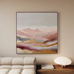 Abstract 1213 Canvas Art 60 x 60 cm / Black
