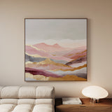 Abstract 1213 Canvas Art 60 x 60 cm / Black