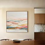 Abstract 1214 Canvas Art 60 x 60 cm / Black