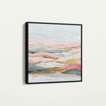 Abstract 1214 Canvas Art 60 x 60 cm / Black