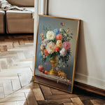 Floral 1214 Canvas Art 60 x 40 cm / Black