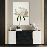 Floral 1216 Canvas Art 60 x 40 cm / Black