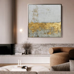 Abstract 1217 Canvas Art 60 x 60 cm / Black