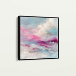 Abstract 1218 Canvas Art 60 x 60 cm / Black