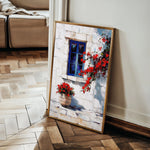 Floral 1218 Canvas Art 60 x 40 cm / Black