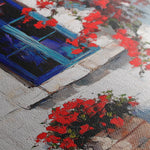 Floral 1218 Canvas Art 60 x 40 cm / Black