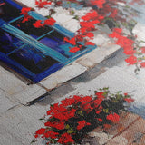 Floral 1218 Canvas Art 60 x 40 cm / Black