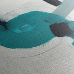 Abstract 1219 Canvas Art 60 x 60 cm / Black