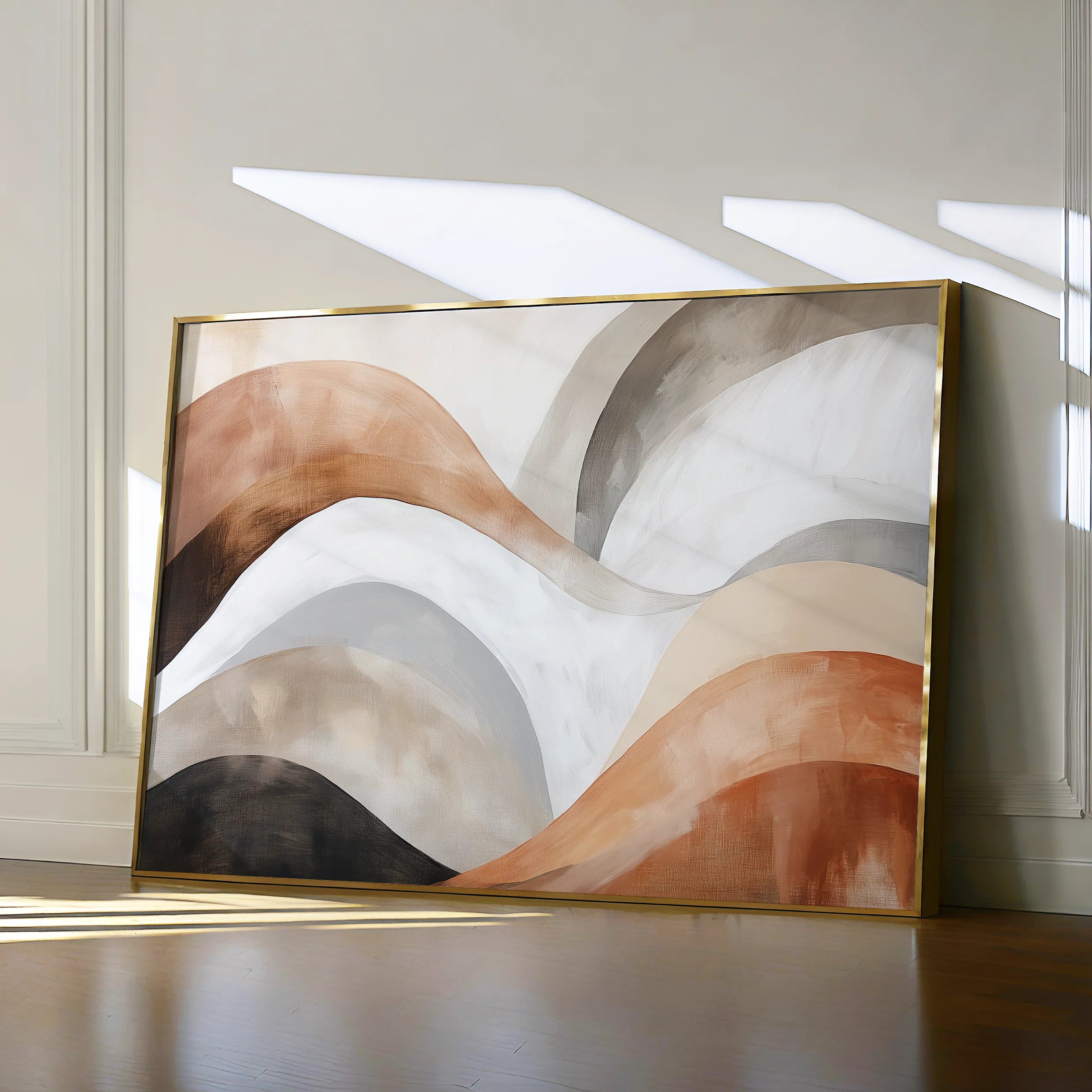 Boho 122 Canvas Art 60 x 40 cm / Black