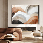 Boho 122 Canvas Art 60 x 40 cm / Black