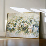Floral 122 Canvas Art 60 x 40 cm / Black