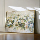 Floral 122 Canvas Art 60 x 40 cm / Black