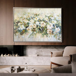 Floral 122 Canvas Art 60 x 40 cm / Black