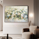 Floral 122 Canvas Art 60 x 40 cm / Black