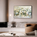Floral 122 Canvas Art 60 x 40 cm / Black