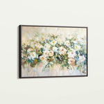 Floral 122 Canvas Art 60 x 40 cm / Black