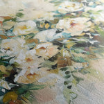 Floral 122 Canvas Art 60 x 40 cm / Black