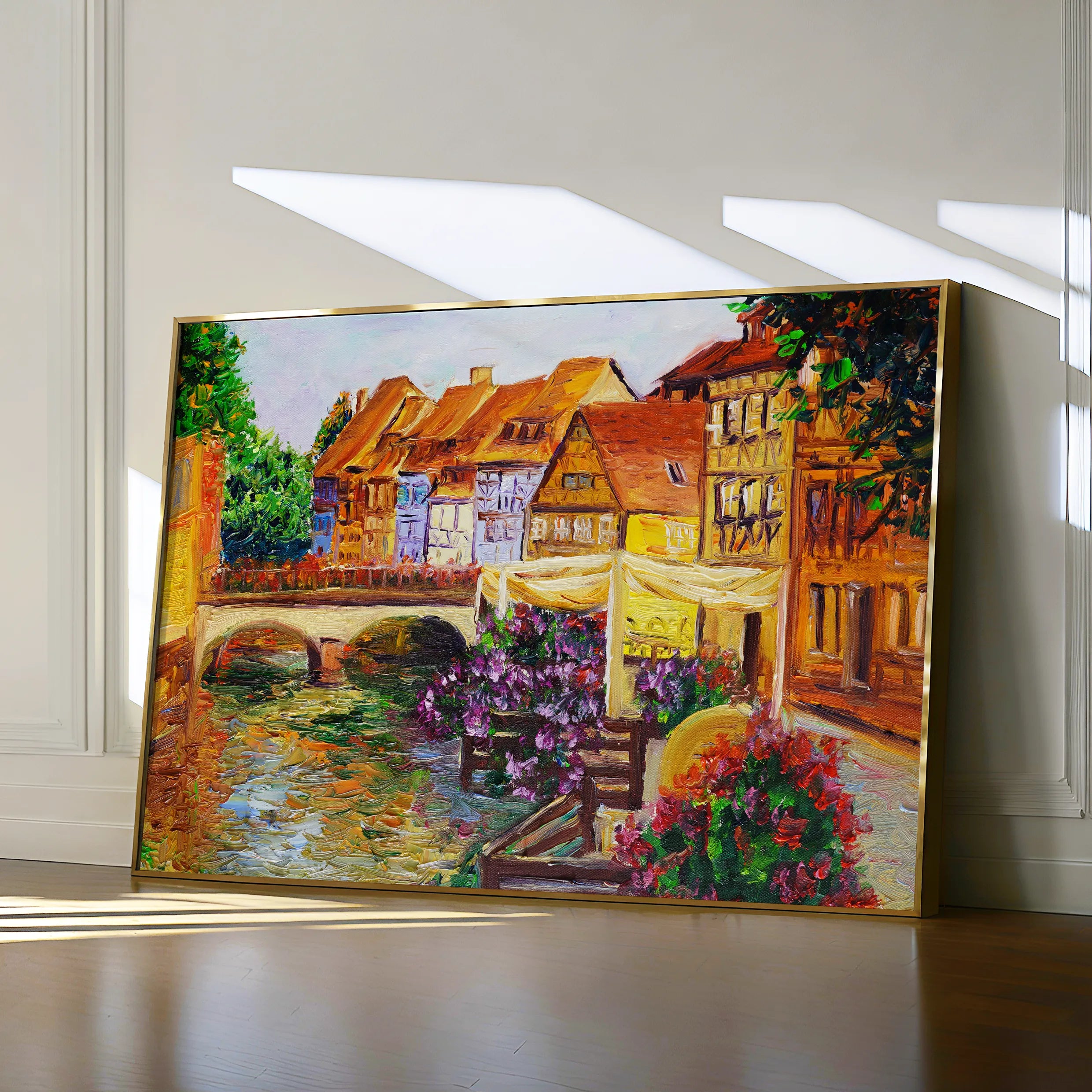 Landscape 122 Canvas Art 60 x 40 cm / Black
