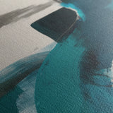 Abstract 1220 Canvas Art 60 x 60 cm / Black