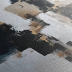 Abstract 1221 Canvas Art 60 x 60 cm / Black