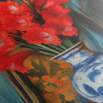 Floral 1221 Canvas Art 60 x 40 cm / Black
