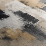 Abstract 1222 Canvas Art 60 x 60 cm / Black