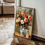 Floral 1222 Canvas Art 60 x 40 cm / Black
