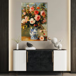 Floral 1222 Canvas Art 60 x 40 cm / Black