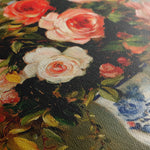 Floral 1222 Canvas Art 60 x 40 cm / Black