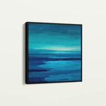 Abstract 1224 Canvas Art 60 x 60 cm / Black