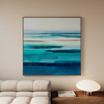 Abstract 1225 Canvas Art 60 x 60 cm / Black