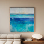 Abstract 1226 Canvas Art 60 x 60 cm / Black
