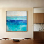 Abstract 1226 Canvas Art 60 x 60 cm / Black