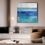 Abstract 1226 Canvas Art 60 x 60 cm / Black