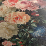 Floral 1229 Canvas Art 60 x 40 cm / Black