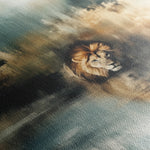 Animals 123 Canvas Art 60 x 40 cm / Black