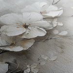 Floral 123 Canvas Art 60 x 40 cm / Black