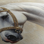 Horses 123 Canvas Art 60 x 40 cm / Black
