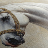 Horses 123 Canvas Art 60 x 40 cm / Black