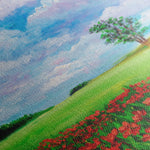Landscape 123 Canvas Art 60 x 40 cm / Black