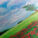 Landscape 123 Canvas Art 60 x 40 cm / Black