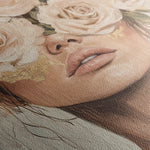 Portrait 123 Canvas Art 60 x 40 cm / Black