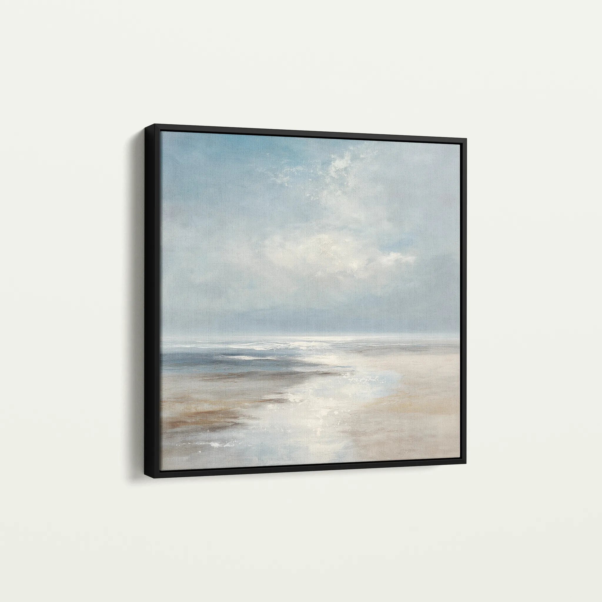 Abstract 1230 Canvas Art 60 x 60 cm / Black