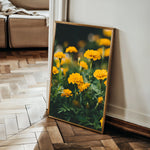 Floral 1230 Canvas Art 60 x 40 cm / Black