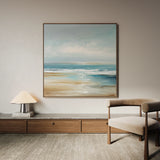 Abstract 1231 Canvas Art 60 x 60 cm / Black