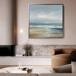 Abstract 1231 Canvas Art 60 x 60 cm / Black